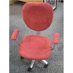 Red Gas Lift Task Chair