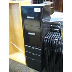 2 Black Rolling Pedestals