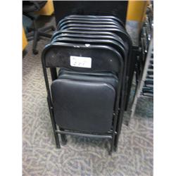9 Folding Chairs