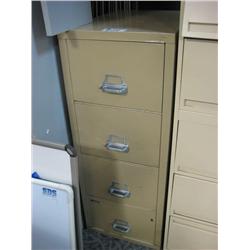 Fire King 4 Drawer Lateral File Cabinet