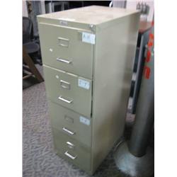 1  Cream Legal File Cabinet
