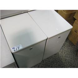 2 Grey Rolling Pedestals