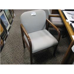 Walnut Framed Client Chair