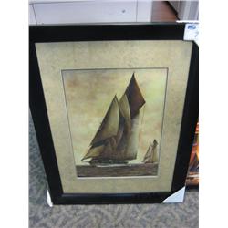 Framed Sailboat Print