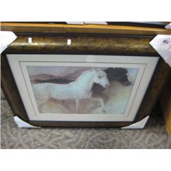 Framed Horses Print