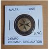 Image 1 : Malta 2008 2 Euro Standard Circulation Coin Uncirculated