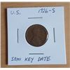 Image 1 : 1926-S U.S. Penny Semi-Key Date Low Mintage
