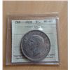 Image 1 : 1938 Silver Dollar ICCS MS-60
