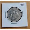 1961 Canadian Half Dollar Silver