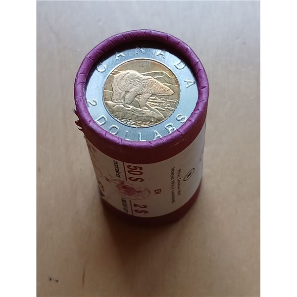 2007 Mint Roll of Twoonies Unopened $50.00
