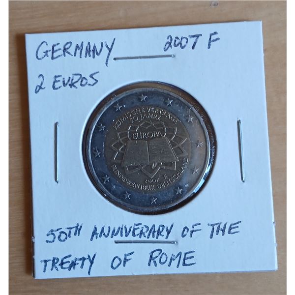 2007-F Germany 2 Euro Commemorative Coin