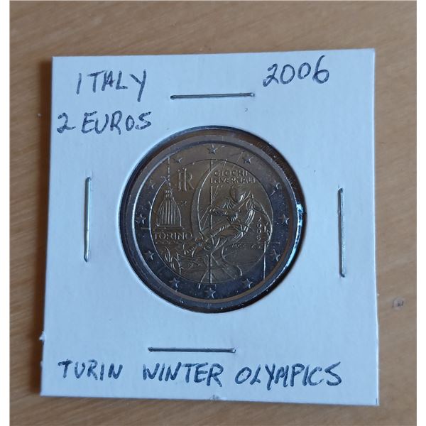 2006 Turin Winter Olympics 2 Euro Coin