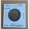 Image 1 : 2006 Turin Winter Olympics 2 Euro Coin