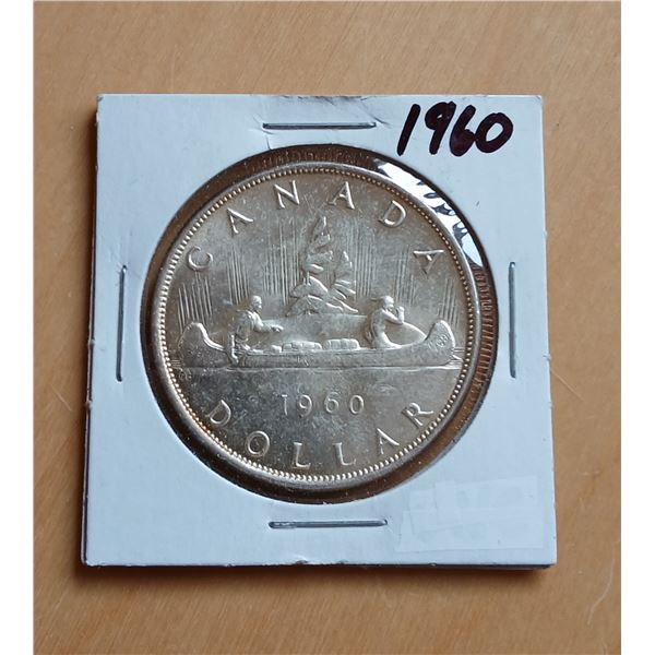 1960 Canadian Silver Dollar