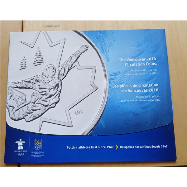 Royal Bank Set of Vancouver Olympic Coins