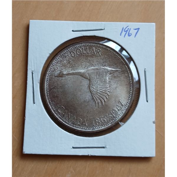1967 Canadian Silver Dollar