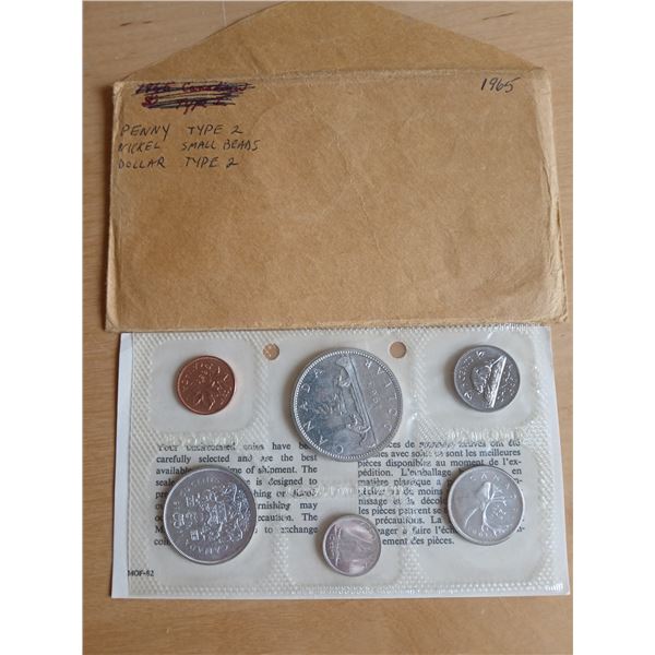 1965 Canadian Proof Like Set Silver