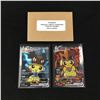 Image 1 : 2 X POKEMON PIKACHU AND MEGA CHARIZARD COSPLAY PROMO HOLO CARDS
