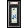 Image 1 : Nolan Ryan Signed, Inscribed Ticket - PSA/DNA GEM MT 10