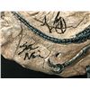Image 3 : HOWARD, NEIL, PRATT, GOLDBLOOM AND DERN SIGNED JURASSIC PARK FOSSIL WITH COA