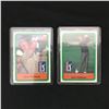 Image 1 : LOT OF 2 JACK NICKLAUS GOLF TRADING CARDS