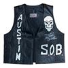 Image 1 : STONE COLD STEVE AUSTIN 3:16 WWF LEATHER VEST BECKETT COA