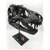 Image 1 : CHRIS PRATT AND BRYCE DALLAS HOWARD SIGNED LARGE T REX CAST IRON SKULL JURASSIC PARK WITH COA