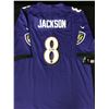 Image 1 : LAMAR JACKSON SIGNED BALTIMORE RAVENS JERSEY KB AUTHENTICS COA