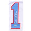Image 2 : Warren Moon Signed Houston Oilers White Jersey "HOF 06" (Beckett)