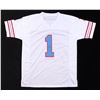 Image 3 : Warren Moon Signed Houston Oilers White Jersey "HOF 06" (Beckett)
