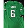 Image 1 : DEVONTA SMITH SIGNED PHILADELPHIA EAGLES EAGLES JERSEY KB AUTHENTICS COA