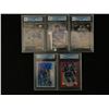 Image 1 : LOT OF 5 GCG GRADED NHL STAR CARDS