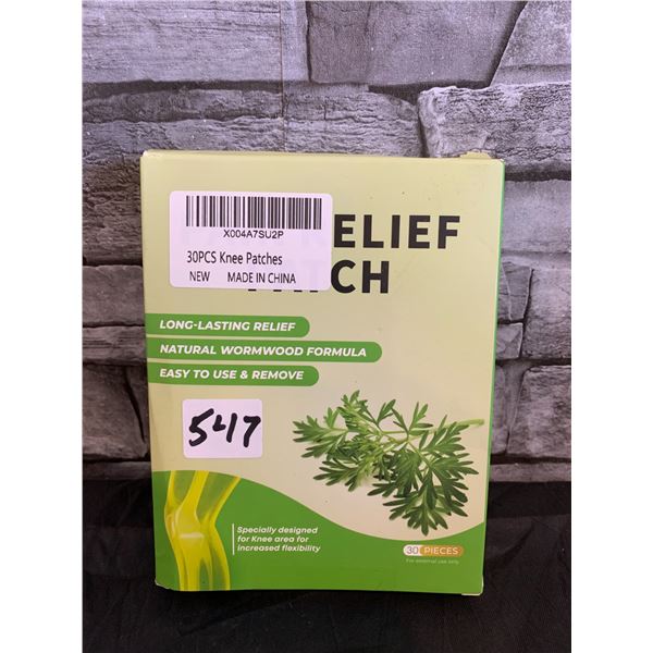 30 Pack of Knee Pain Relief Patch