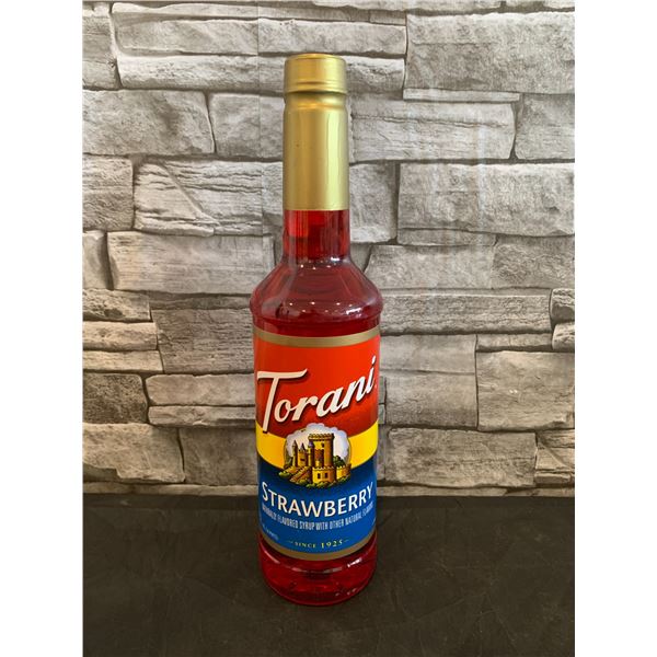 Torani Strawberry Flavoured Syrup 750ml BB 06/Sep/2026