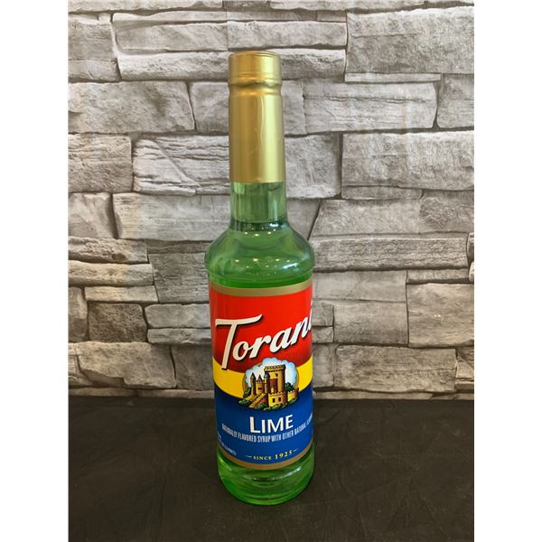 Torani Lime Flavoured Syrup 750ml BB 11/Feb/2027