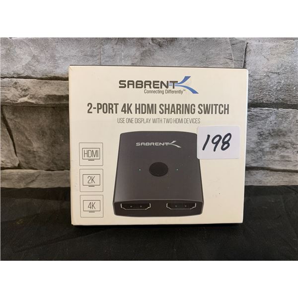2-Port 4k HDMI Sharing Switch Sabrent