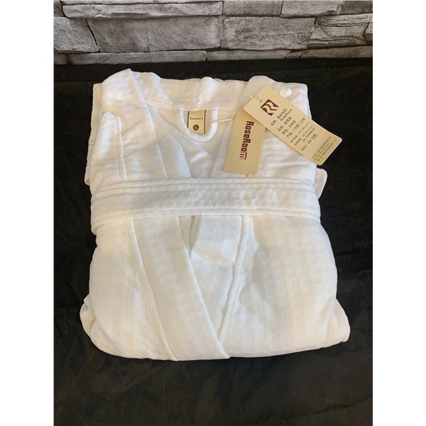 Sleep Wear Roseroom Bathrobe Style - XL White
