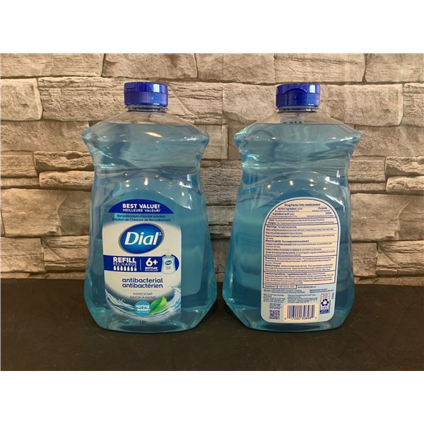 Lot of 2 Dial Refill Antibacterial Hand Soap 1.53L