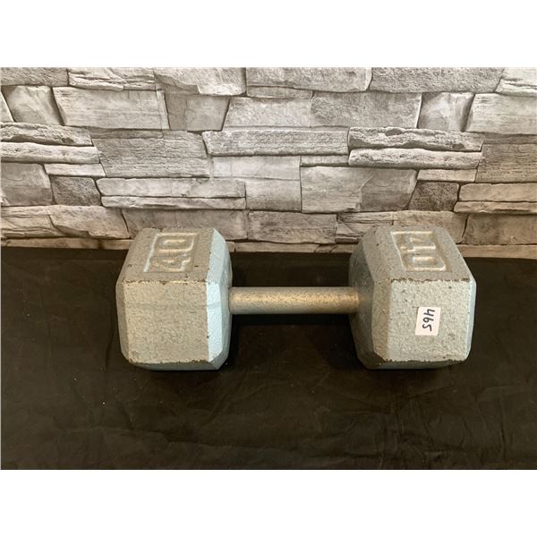 40 Pound Bar Bell Weight