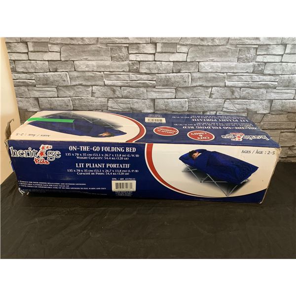 Heritage Kids On The Go Folding Bed/Cot