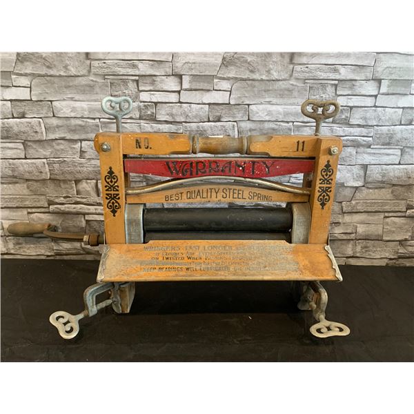 Laundry Drying Wringer Antique Warranty Best Quality Steel Spring Company