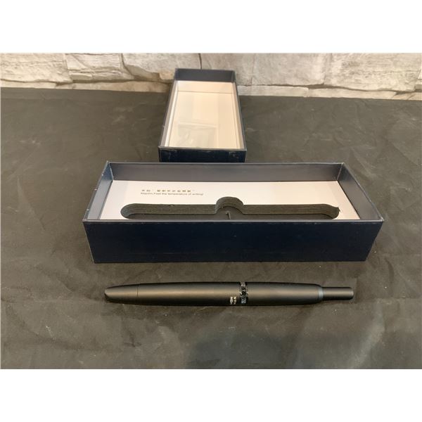 Majohn A1 Press Fountain Pen With Retractable Extra Fine Nib Metal Matte Black