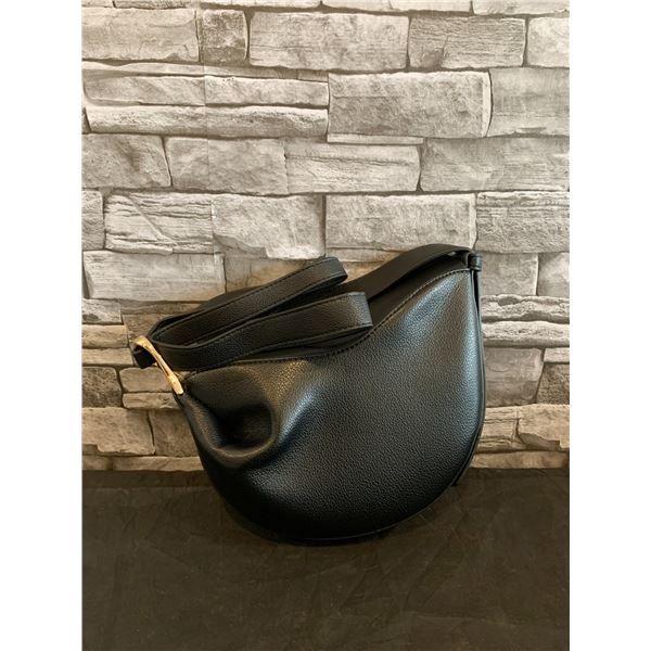 Womens Retro Satchel Bag Leather Shoulder Bag Black