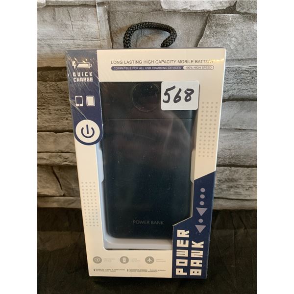 Quick Charge Power Bank Large Capacity - Black