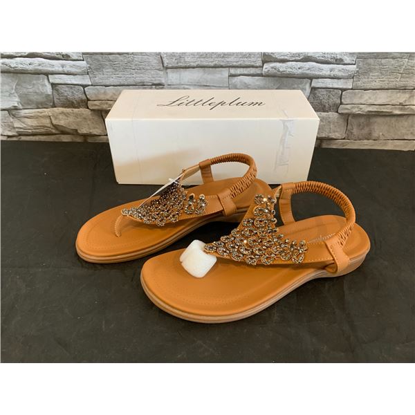 Littleplum Womens Sandals Brown Size 8/8.5