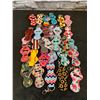 Image 1 : Chapstick Key Chain Holders 30 Pcs Assorted Designs