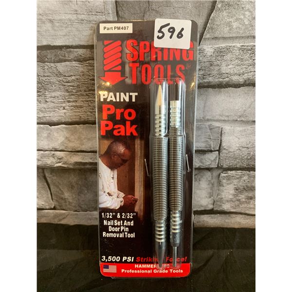 Spring Tools Paint Pro Nail Set And Door Pin Removal Kit
