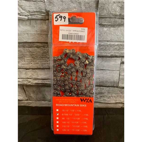 Zonkie 6/7/8 Speed 3/32 Inch 116 Links Chain