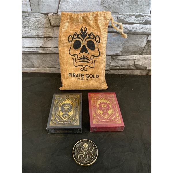 Pirate Gold Poker Set