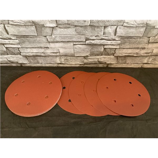Sanding Discs 6 Hole - 9 Inch - 120 Grit